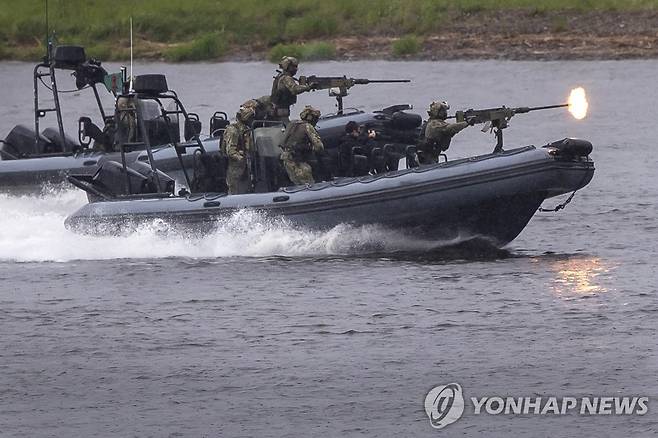 리투아니아 나토군 훈련 [AP 연합뉴스 자료사진. 재판매 및 DB 금지]