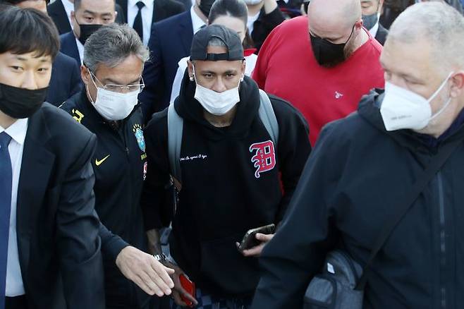 네이마르 방한. ⓒ 뉴시스