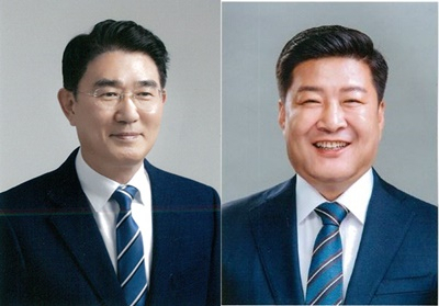 ▲노관규 순천시장 후보(사진 왼쪽)와 오하근 후보(사진 오른쪽) ⓒ프레시안 자료사진