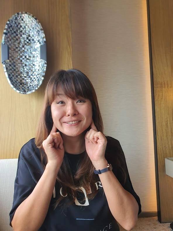 코로나19로 타격은 컸지만 좋아하는 무역업을 시작할 수 있어 좋다는 장은경 지회장 [왕길환 촬영]