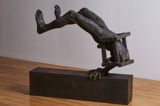 윤의 변 II, 브론즈, 철, 107x122x68㎝, 1988년. [사진 류인 유족]