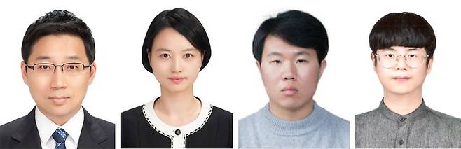 (왼쪽부터) DGIST 뇌과학과 고재원·엄지원 교수, 임동석·김동욱 석박사통합과정생 *재판매 및 DB 금지