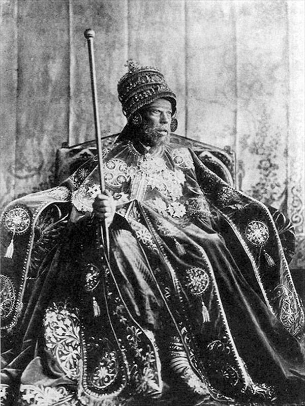 에티오피아를 지켜낸 메넬리크 2세(1844~1913). ⓒWikipedia