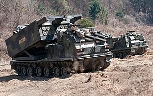 [서울=뉴시스]미군이 보유한 M270 다연장로켓(MLRS) 무기 시스템. 2022.5.27. *재판매 및 DB 금지