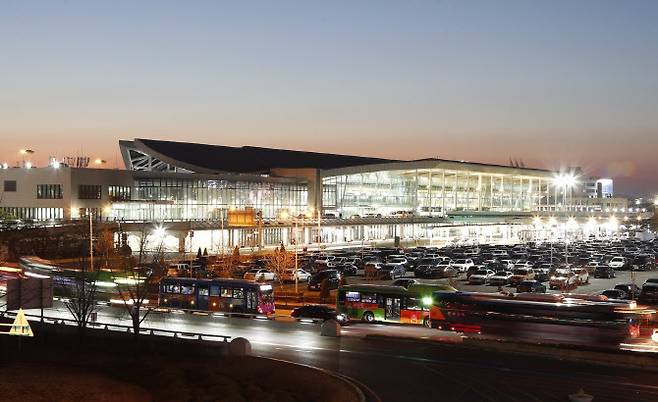 김포공항 전경.