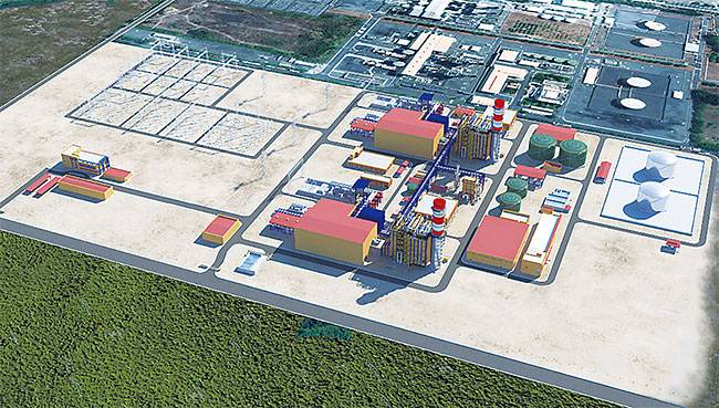 삼성물산이 지난 3월 수주 계약을 맺은베트남 년짝 3, 4호기 복합화력발전 프로젝트 조감도. 사진 삼성물산