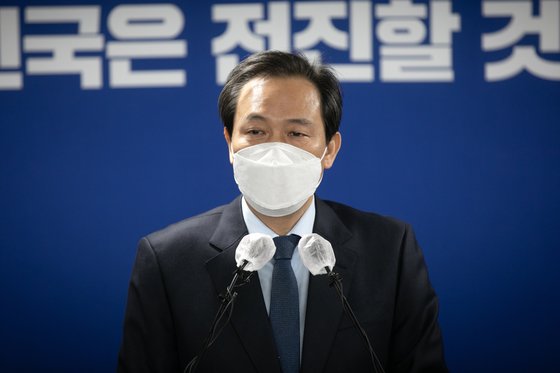 더불어민주당 우상호 의원. 국회사진기자단. 연합뉴스