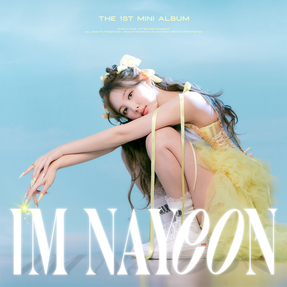 Poster for Nayeon's upcoming EP "Im Nayeon" [ILGAN SPORTS]