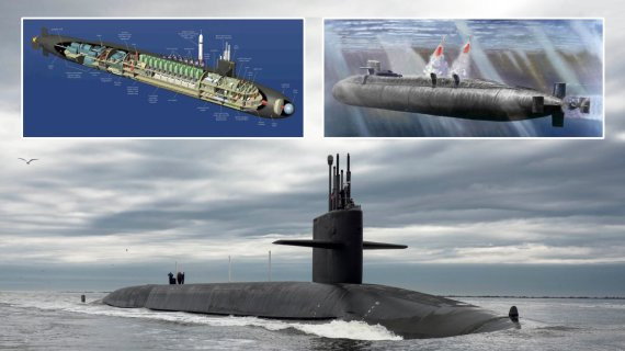 오하이오급 전략 핵잠수함(SSBN) USS 테네시, 미국은 오하이오급 핵잠수함을 14척 보유하고 있다. 사실상 재충전 없이 무한 이동가능하며 최고속도는 잠항시 20노트(37.04km/h) 이상이다. SLBM 발사관 24개 탑재로 트라이던트 II 미사일 한기당 475kt W88 열핵탄두 8발이 들어간다. 총 192발의 핵탄두를 투하할 수 있다. 한 척으로 웬만한 국가를 소멸시킬 수 있다는 평가를 받는다. 미 정규 항공모함 전단에는 반드시 1척이상의 핵잠수함이 포함된다. 자료=내셔널 인터레스트(national interest)