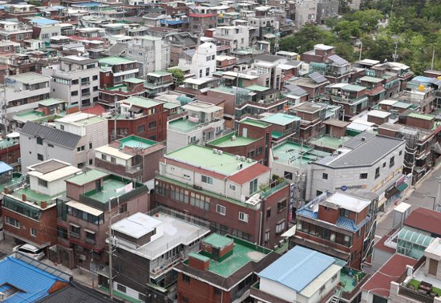 지난달 25일 서울 한 빌라촌의 모습. 기사 내용과 관련 없음. 연합뉴스