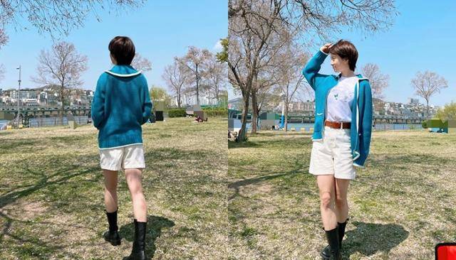 송지효가 깜찍한 의상으로 눈길을 끌었다. 송지효 SNS