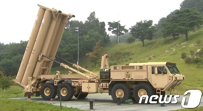주한미군 고고도 미사일 방어체계(THAAD·사드) 포대. (국방부영상공동취재단 제공) 2017.9.7/뉴스1