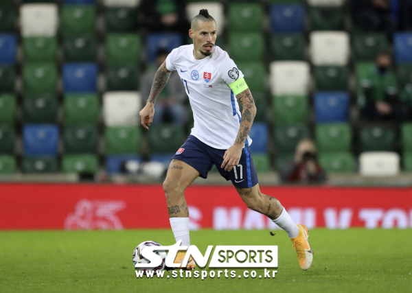 슬로바키아 공격형 미드필더 마렉 함식. 사진｜뉴시스/AP