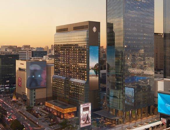 그랜드 인터컨티넨탈 서울 파르나스 호텔 외경 [그랜드 인터컨티넨탈 서울 파르나스 누리집 갈무리. 재판매 및 DB 금지]