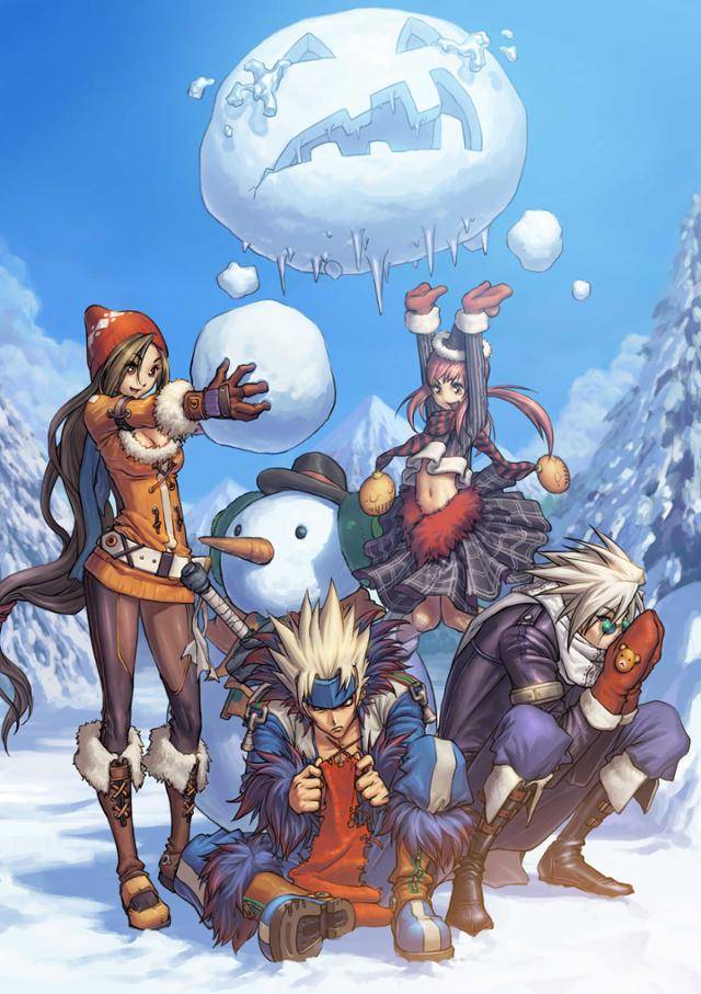 2006년 12월 네오플이 진행한 온라인 게임 '던전앤파이터'의 크리스마스 이벤트 홍보 포스터. 네오플 제공