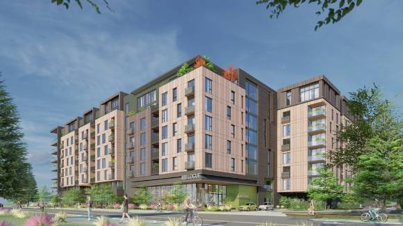 GS건설이 매입한 미국 실리콘밸리 마운틴뷰 일원 부동산의 주택개발 프로젝트 예상 투시도. [사진=미라마 캐피탈]