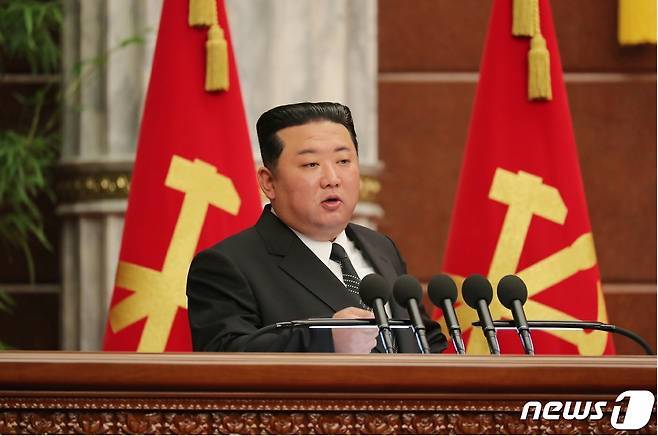 (평양 노동신문=뉴스1) = 김정은 북한 조선노동당 총비서. [국내에서만 사용가능. 재배포 금지. DB 금지. For Use Only in the Republic of Korea. Redistribution Prohibited] rodongphoto@news1.kr