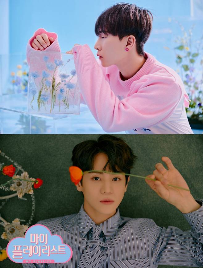 서은광(위)-양요섭, 케이티시즌.