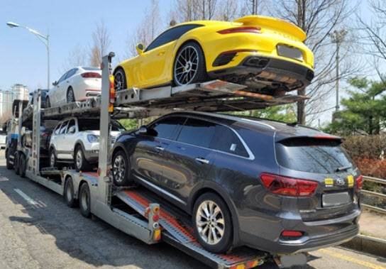 캐리어탁송 방법.(사진=제주탁송연합 홈페이지)