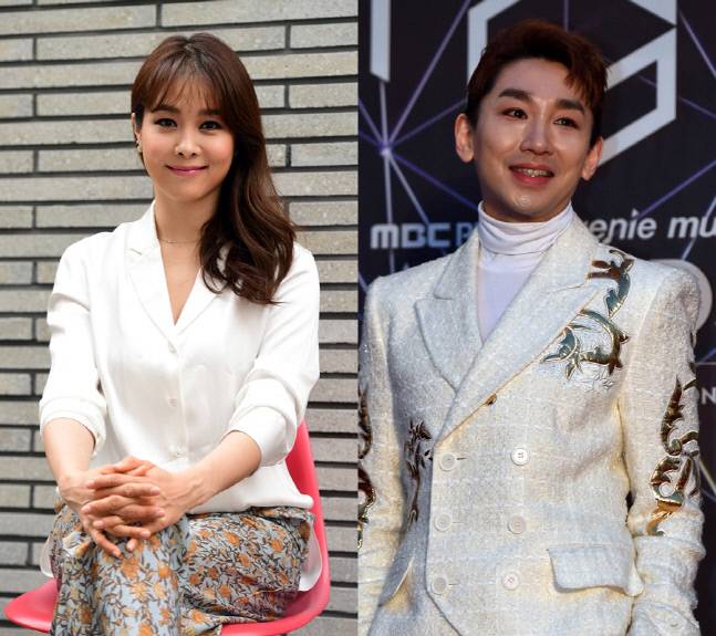 옥주현(왼쪽), 김호영.