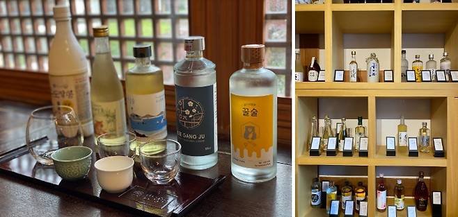 운암정에서 맛볼 수 있는 전통주