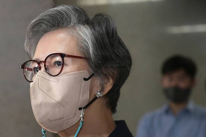 국민의힘 중앙윤리위원회가 22일 저녁 7시부터 이준석 대표의 '성상납 및 증거인멸 교사' 의혹과 관련해 징계심의를 진행했다. 그 결과 윤리위는 다음달 7일로 의결을 미뤘다. 사진은 이 위원장이 지난 22일 국회에서 열린 이 대표의 성상납 의혹 및 증거인멸교사 의혹 징계를 논의하기 위한 회의에 참석하며 발언하는 모습. /사진=뉴시스