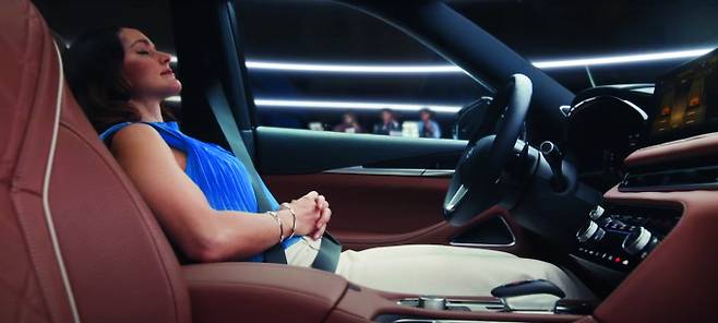 닛산 인피니티 광고 /사진=인피니티 광고 캡처