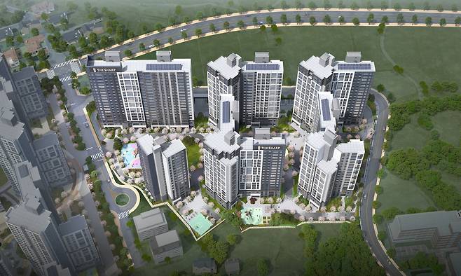 '더샵 거창포르시엘 2차' 조감도. © 뉴스1