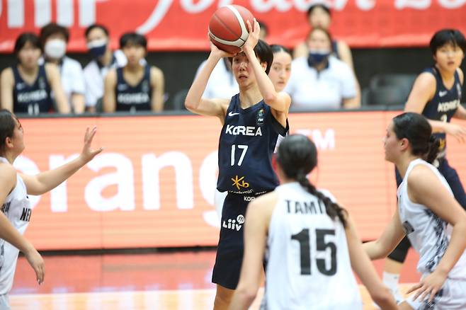 U16 여자농구대표팀의 고현지.(대한민국농구협회 제공) © 뉴스1