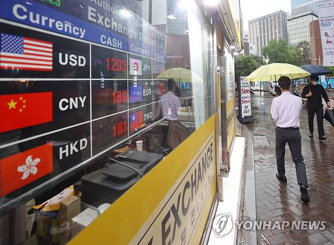 원/달러 환율 [연합뉴스 자료사진]