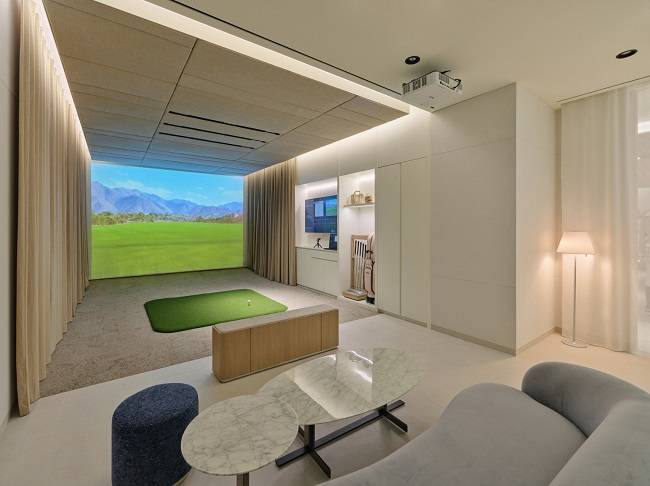 한세엠케이의 `PGA TOUR & LPGA` 골프웨어가 MK빌딩 1층에 문을 연 체험형 플래그십스토어 `더 그레이트 스타트 하우스` <사진제공=한세엠케이>