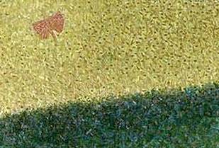 조르주 쇠라, 그랑드자트 섬의 일요일 오후(일부 확대), 1886, 308 x 207 cm