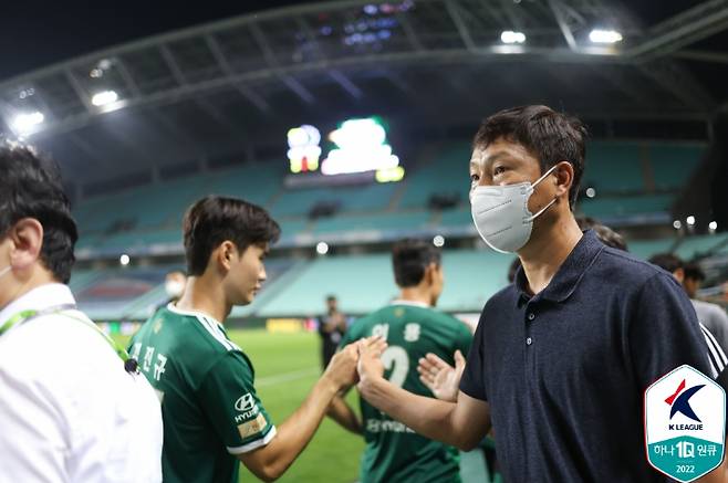 전북 현대 김상식 감독. 한국프로축구연맹 제공