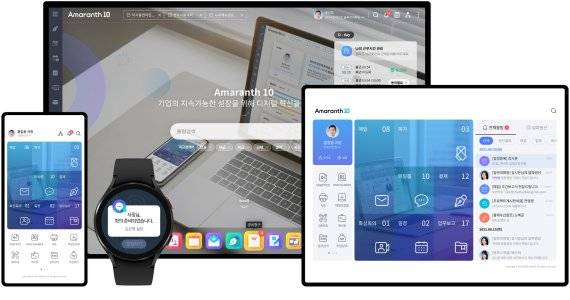 ㈜더존비즈온의 아마란스 10 기반 '자금 이상거래탐지 서비스'는 모바일, 태블릿PC 등 디바이스 간 자유롭게 연동되며 인공지능(AI) 기술을 이용해 이상거래를 실시간으로 확인하고 알려준다. 더존비즈온 제공