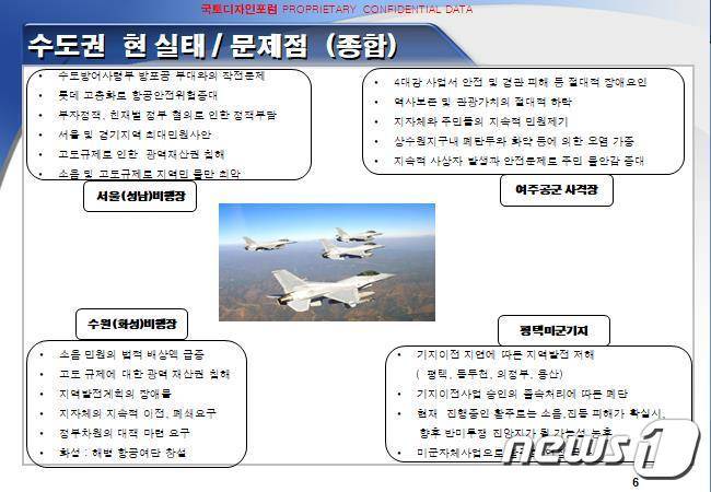 전용기 국토디자인포럼 대표 발제문 일부. © 뉴스1