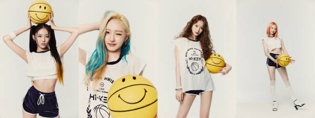 걸그룹 하이키. 제공 | 키움 히어로즈