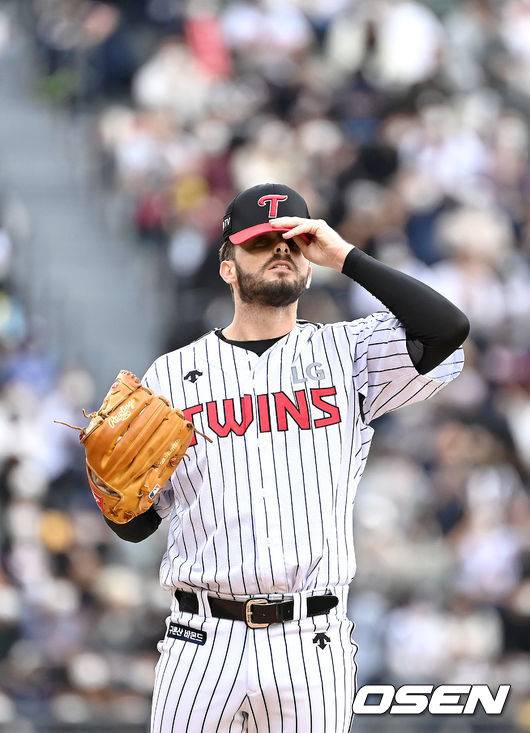 [OSEN=잠실, 최규한 기자] LG 시절 앤드류 수아레즈. 2021.11.07 / dreamer@osen.co.kr