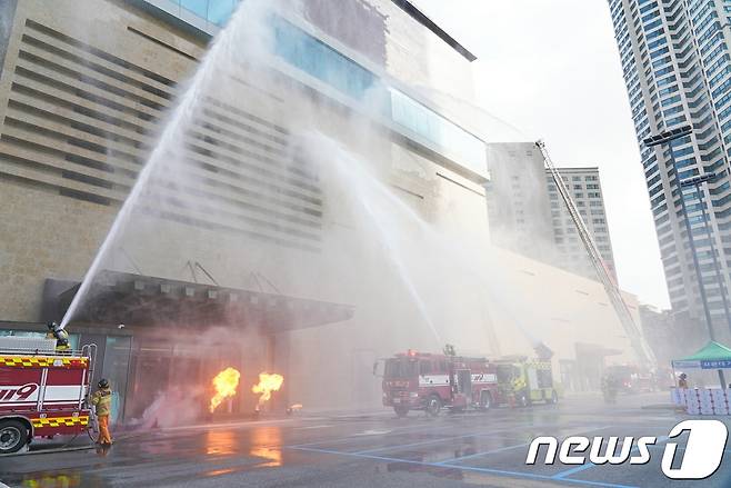 청주서부소방서 훈련 모습.(뉴스1 DB)./© 뉴스1