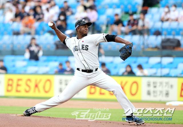 한화 외국인 투수 라미레즈. 사진제공=한화 이글스
