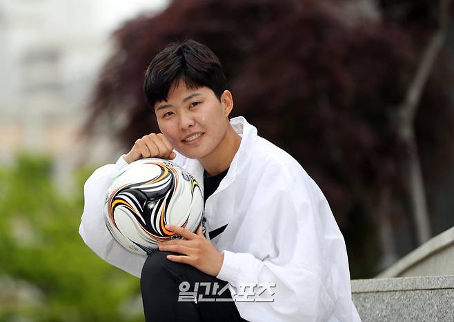 지소연이 ESPN 선정 여자 축구선수 랭킹에서 25위에 올랐다. 김민규 기자 kim.mingyu@joongang.co.kr
