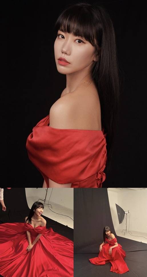 가수 김희진이 반전 매력을 자랑했다. 사진=김희진 SNS