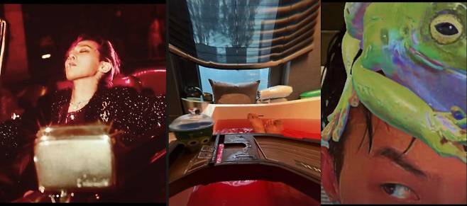 그룹 빅뱅 멤버 지드래곤(GD)이 반신욕 중인 근황을 공개했다. /사진=지드래곤 인스타그램