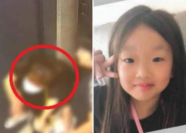 폐쇄회로(CC)TV에 포착된 조유나양이 엄마 등에 업혀 나오는 모습(좌). [YTN], 실종경보가 발령된 조유나(10) 양. [경찰청 실종아동찾기센터]