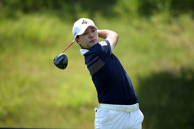 [서울=뉴시스]KPGA 김민규. (사진=KPGA 제공)
