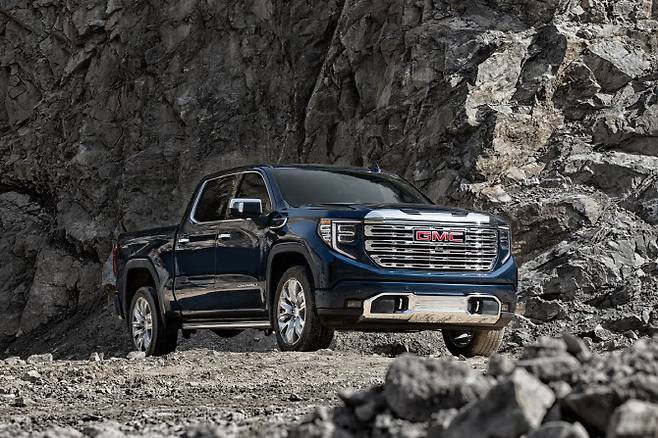 GMC의 시에라 드날리 트림. (사진=한국지엠)