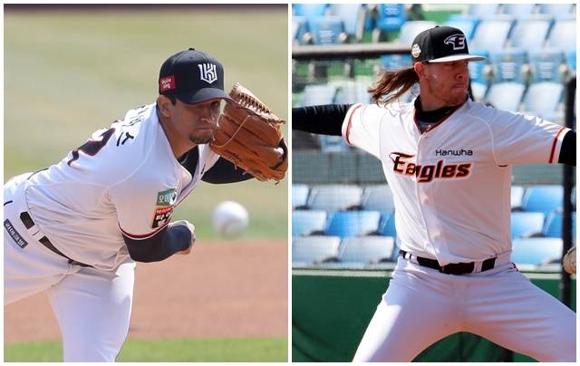 윌리엄 쿠에바스(왼쪽), 닉 킹험 등 외국인 선수들이 부진, 부상 등 여러 이유로 교체됐다. 구단들은 외국인 선수를 교체하며 승부수를 띄운다. /사진=뉴스1