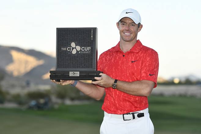 지난해 더 CJ컵 @ 서밋 우승을 차지한 로리 매킬로이.[사진제공 CJ]