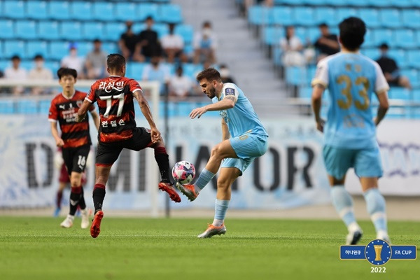 대구FC-포항스틸러스 경기 장면 / 사진=대한축구협회 제공