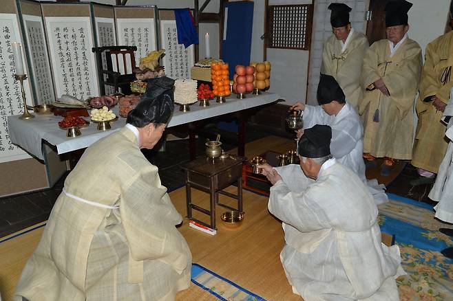 불천위 제사 [문화재청 제공. 재판매 및 DB 금지]