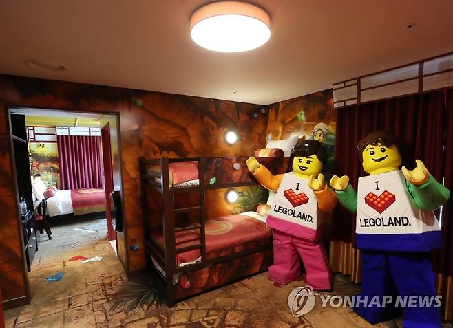 개장 앞둔 레고랜드 호텔 [연합뉴스 자료사진]